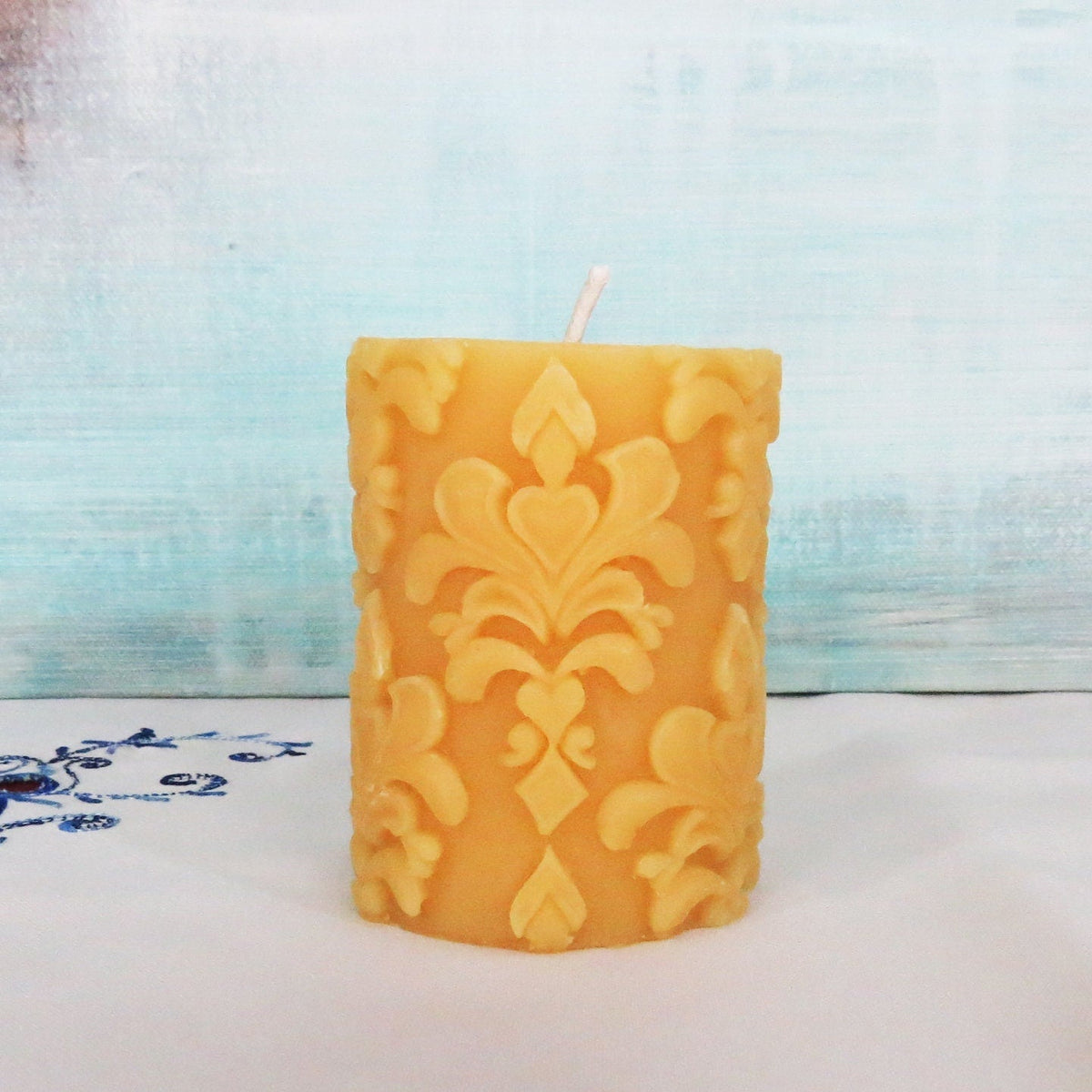 Fleur De Lis Pillar Candle | Candles | Wiccan Center
