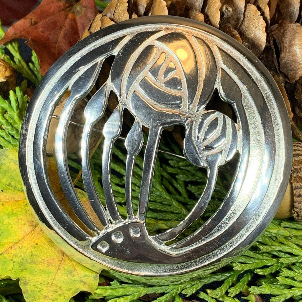 Scottish Mackintosh Brooch - Handmade in Scotland | Brooch | Wiccan Center