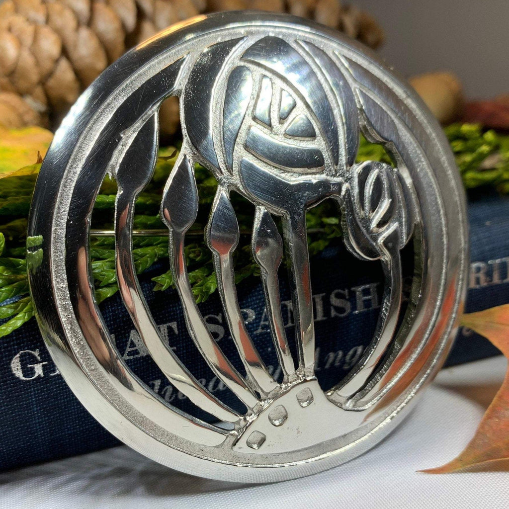 Scottish Mackintosh Brooch - Handmade in Scotland | Brooch | Wiccan Center