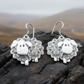 Wooly Sheep Earrings | Dangle Earrings | Wiccan Center