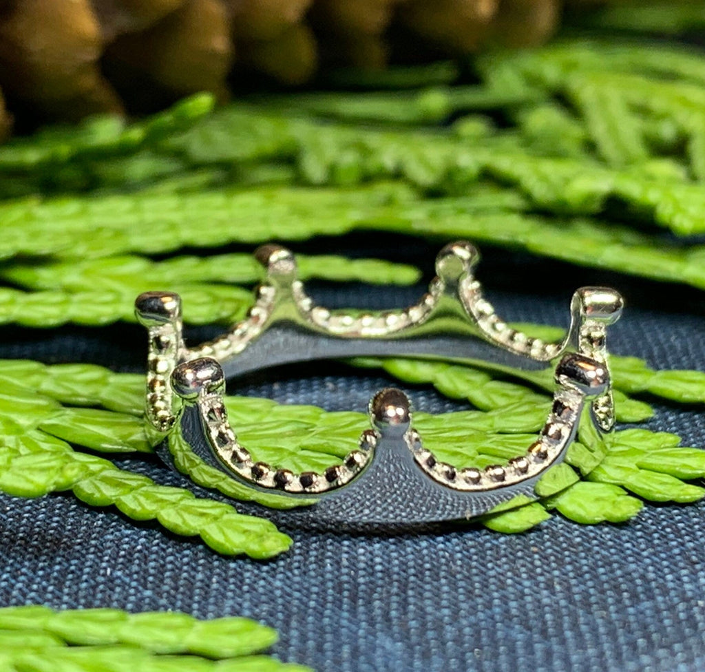 Rapunzel Crown Ring in Sterling Silver