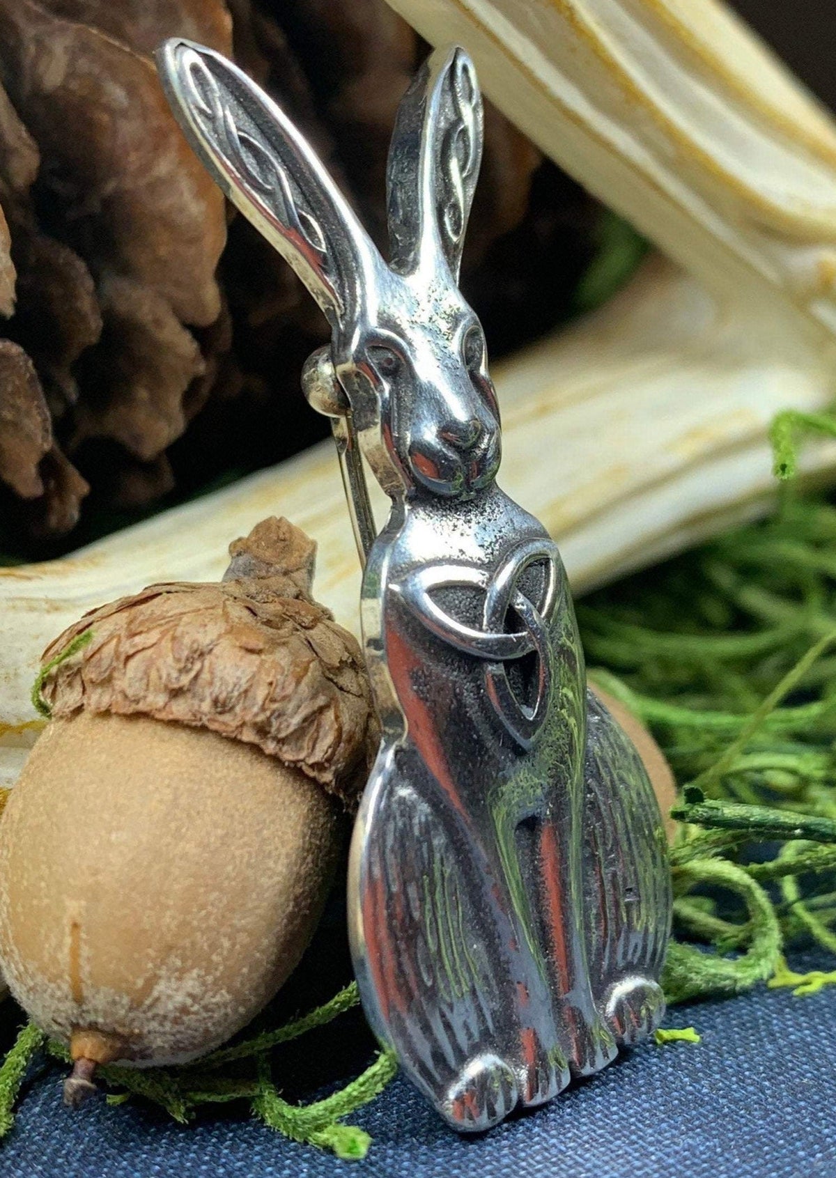 Celtic Rabbit Pin | Brooch | Wiccan Center