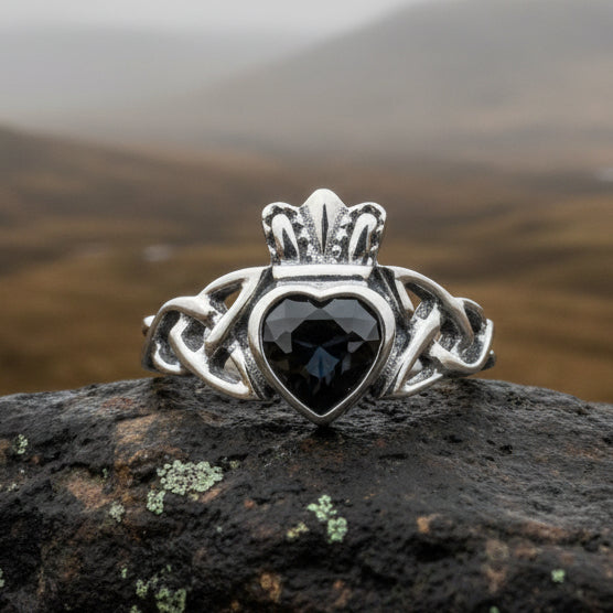Agivey Irish Claddagh Ring in Sterling Silver | Ring | Wiccan Center