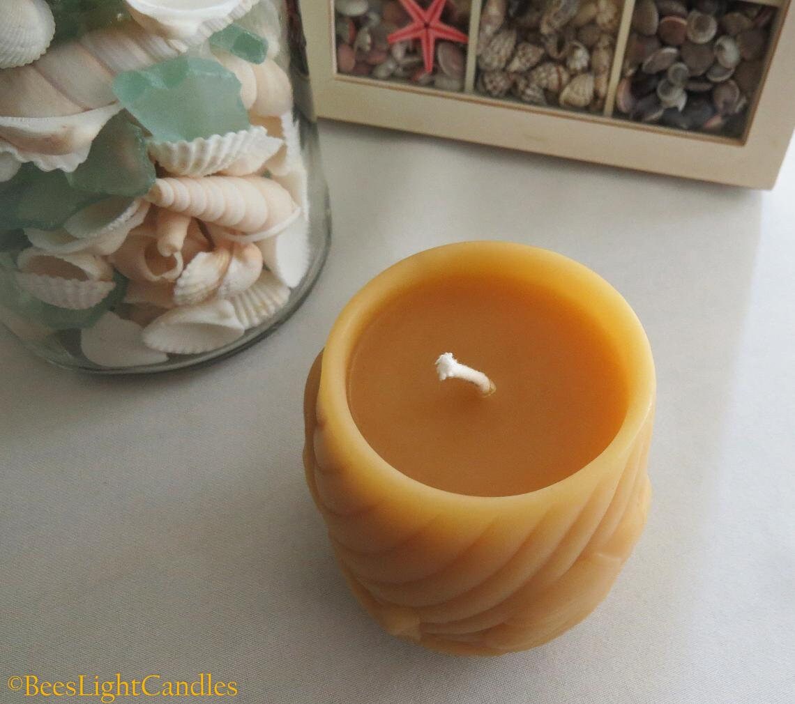 Seashell Beeswax Candle Set | Candles | Wiccan Center