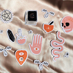 Palmistry 15 pc Sticker Set | Decorative Stickers | Wiccan Center