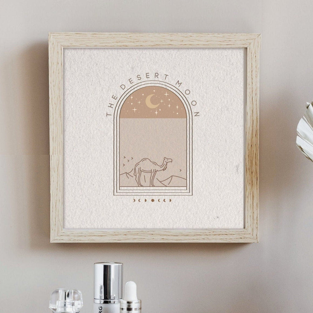 The Desert Moon Art Print