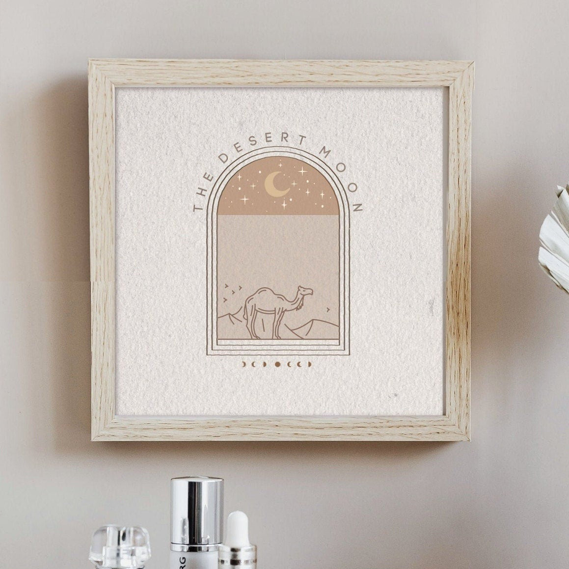 The Desert Moon Art Print