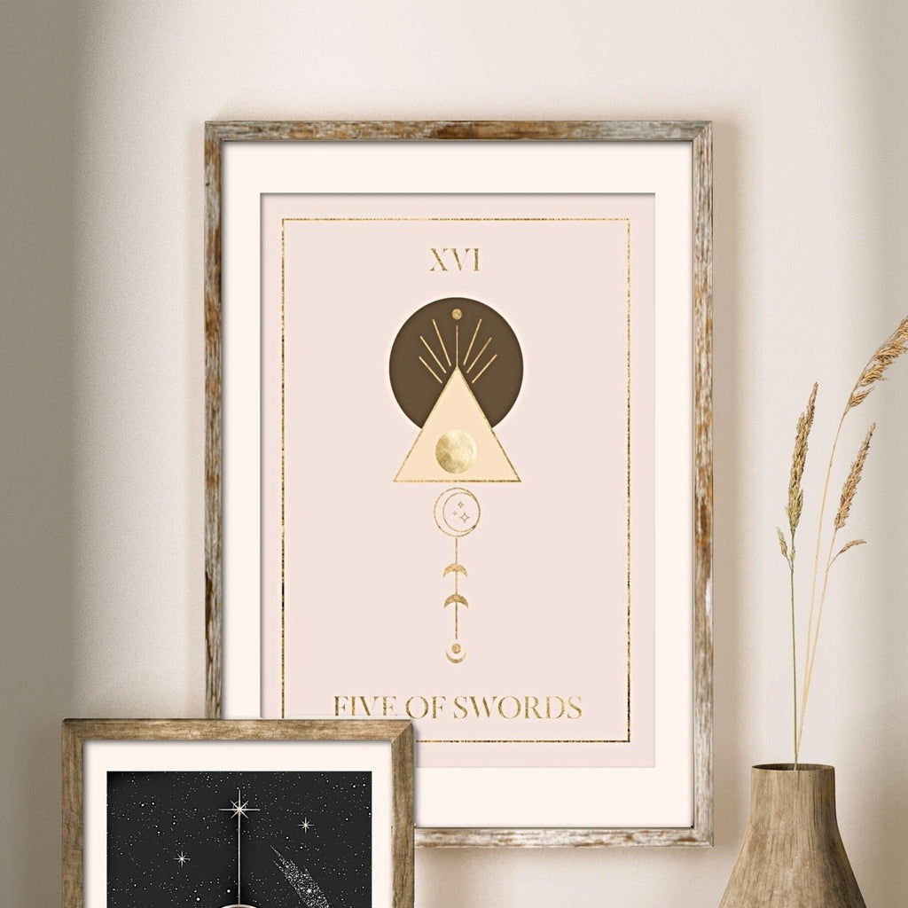 Five of Swords Art Print