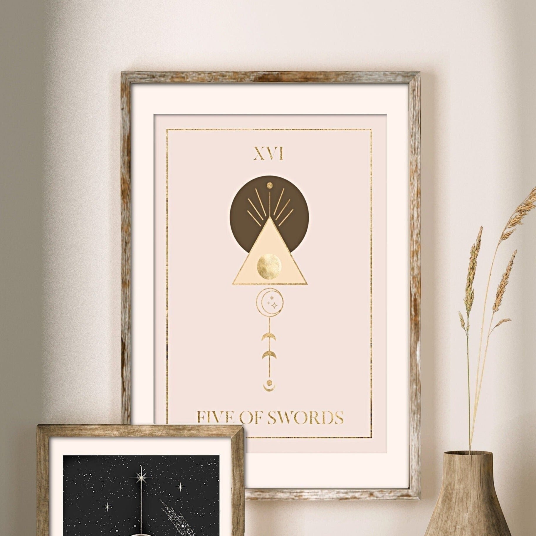 Five of Swords Art Print