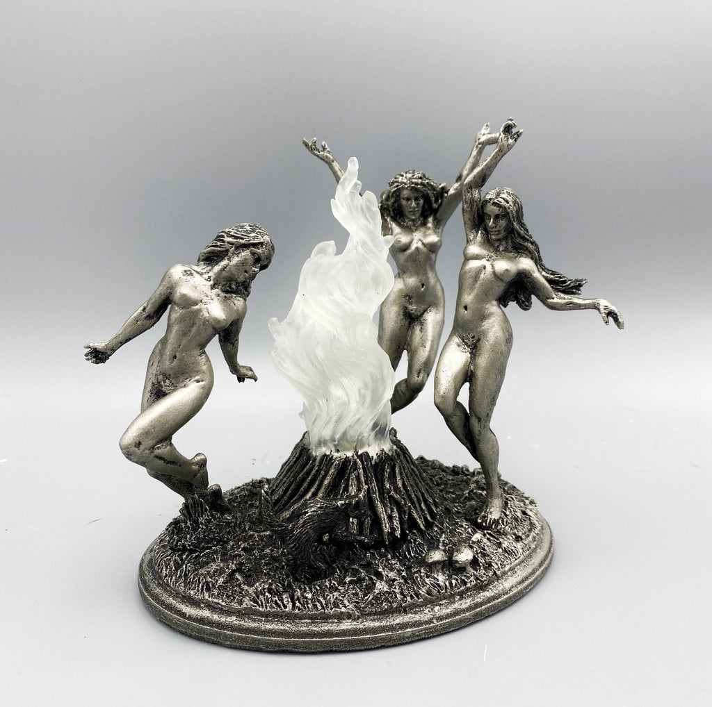 Witch's Sabbath Sculpture, with LED light feature