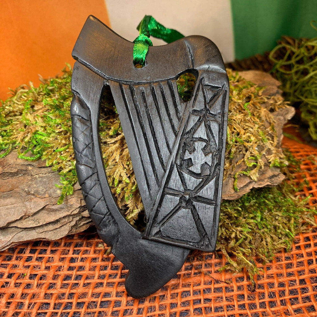 Irish Harp Turf Ornament | Gifts | Wiccan Center