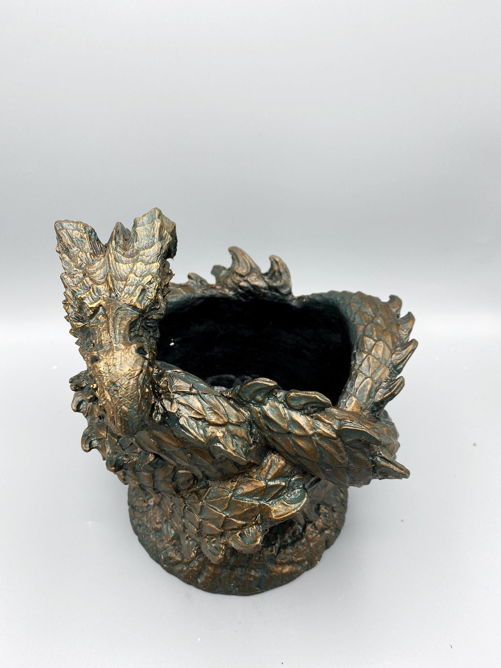 Coiled Dragon Planter, Large Version