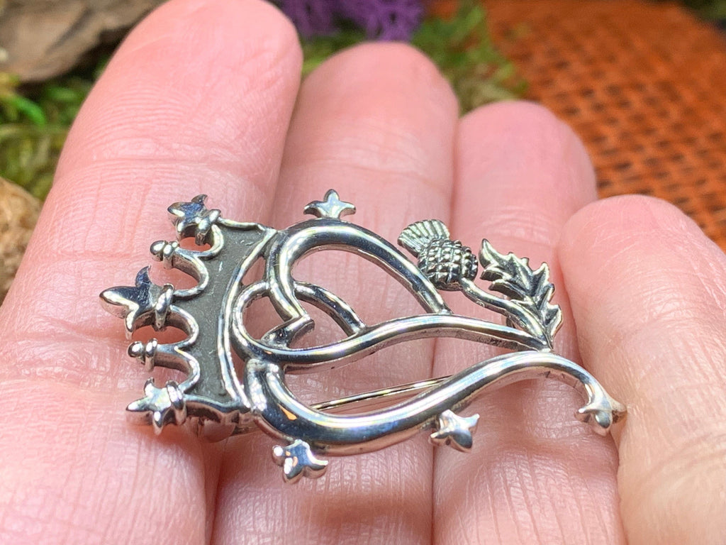 Sweetheart Luckenbooth Brooch - Handmade in Scotland | Brooch | Wiccan Center