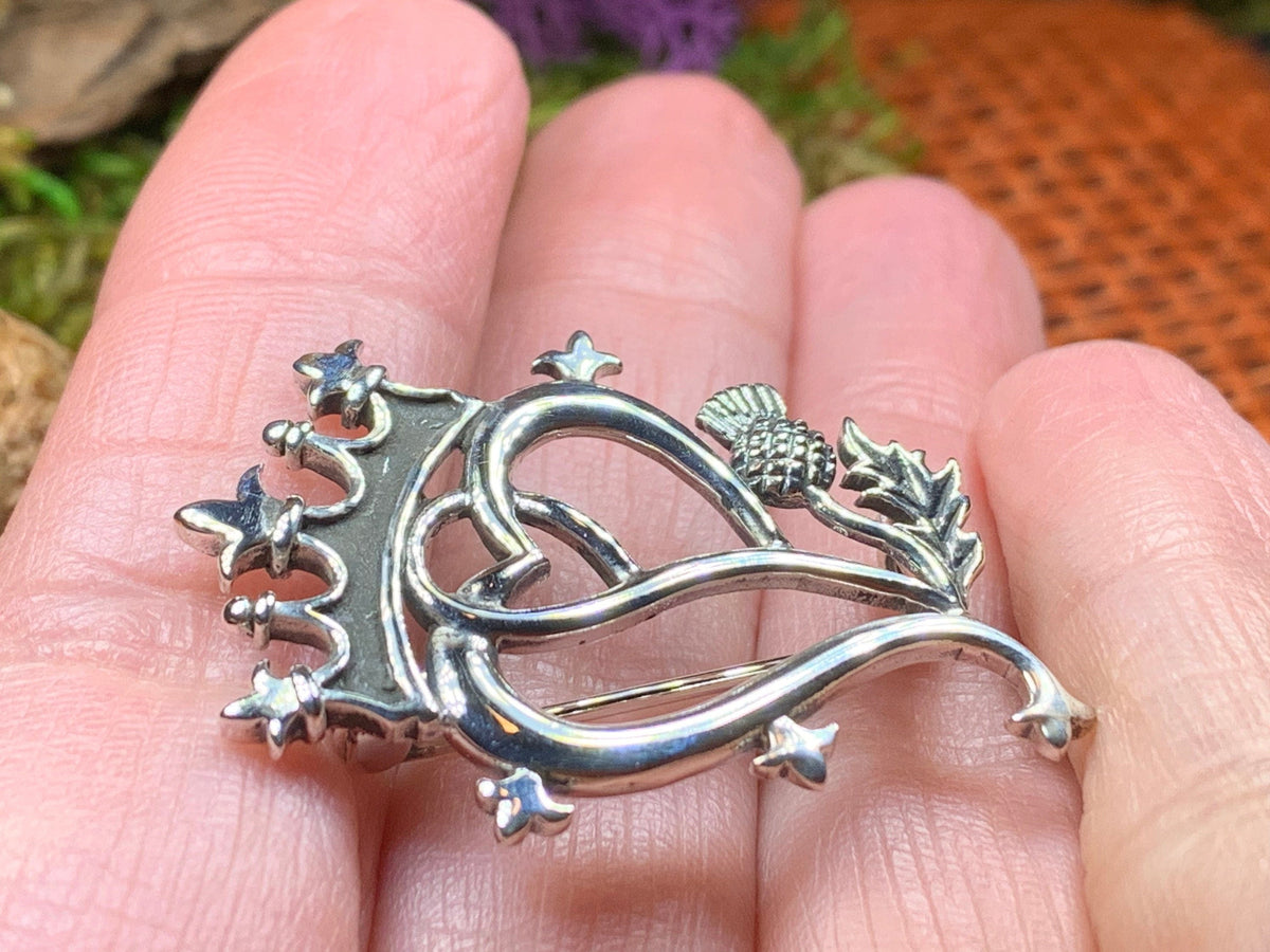 Sweetheart Luckenbooth Brooch - Handmade in Scotland | Brooch | Wiccan Center
