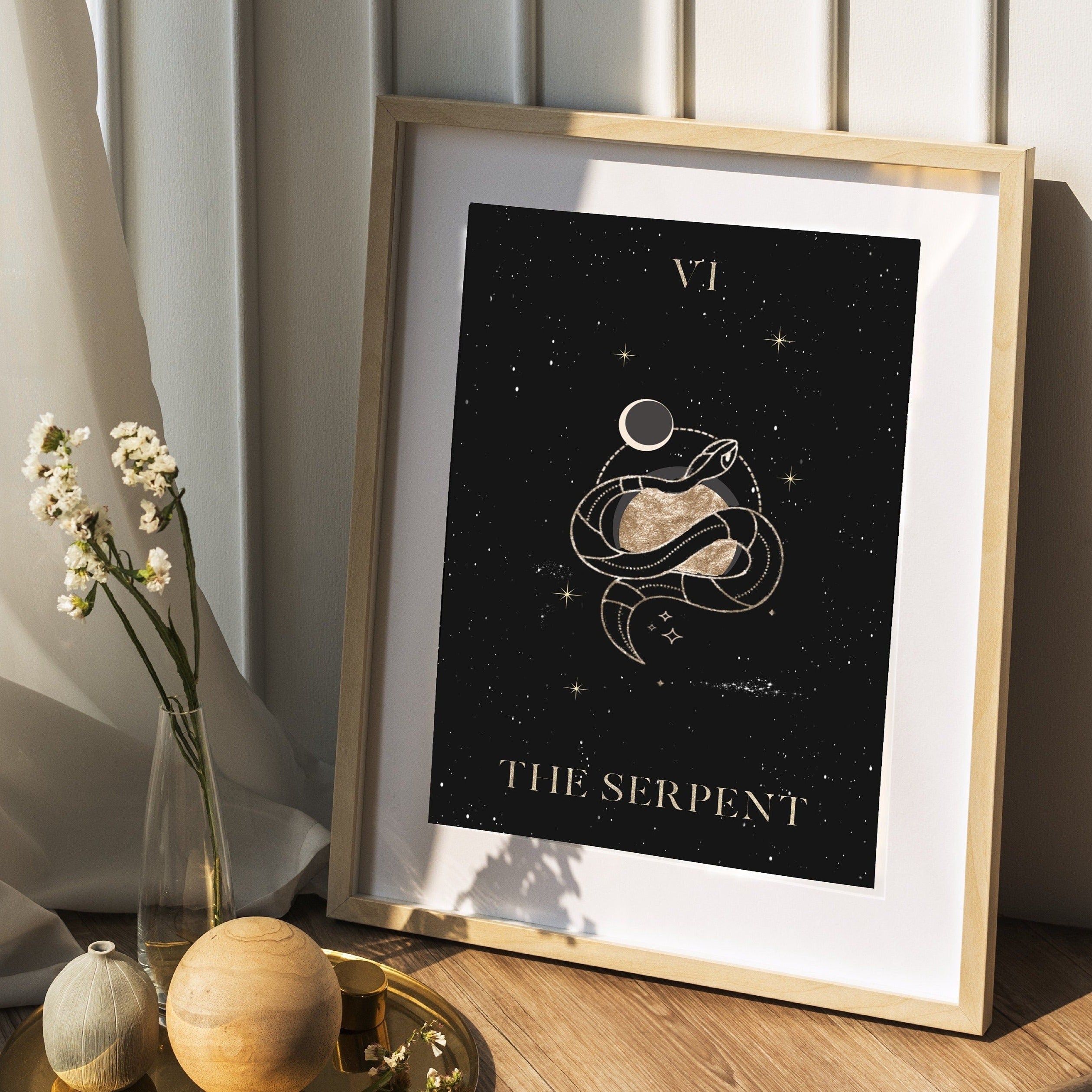 The Serpent Tarot Art Print