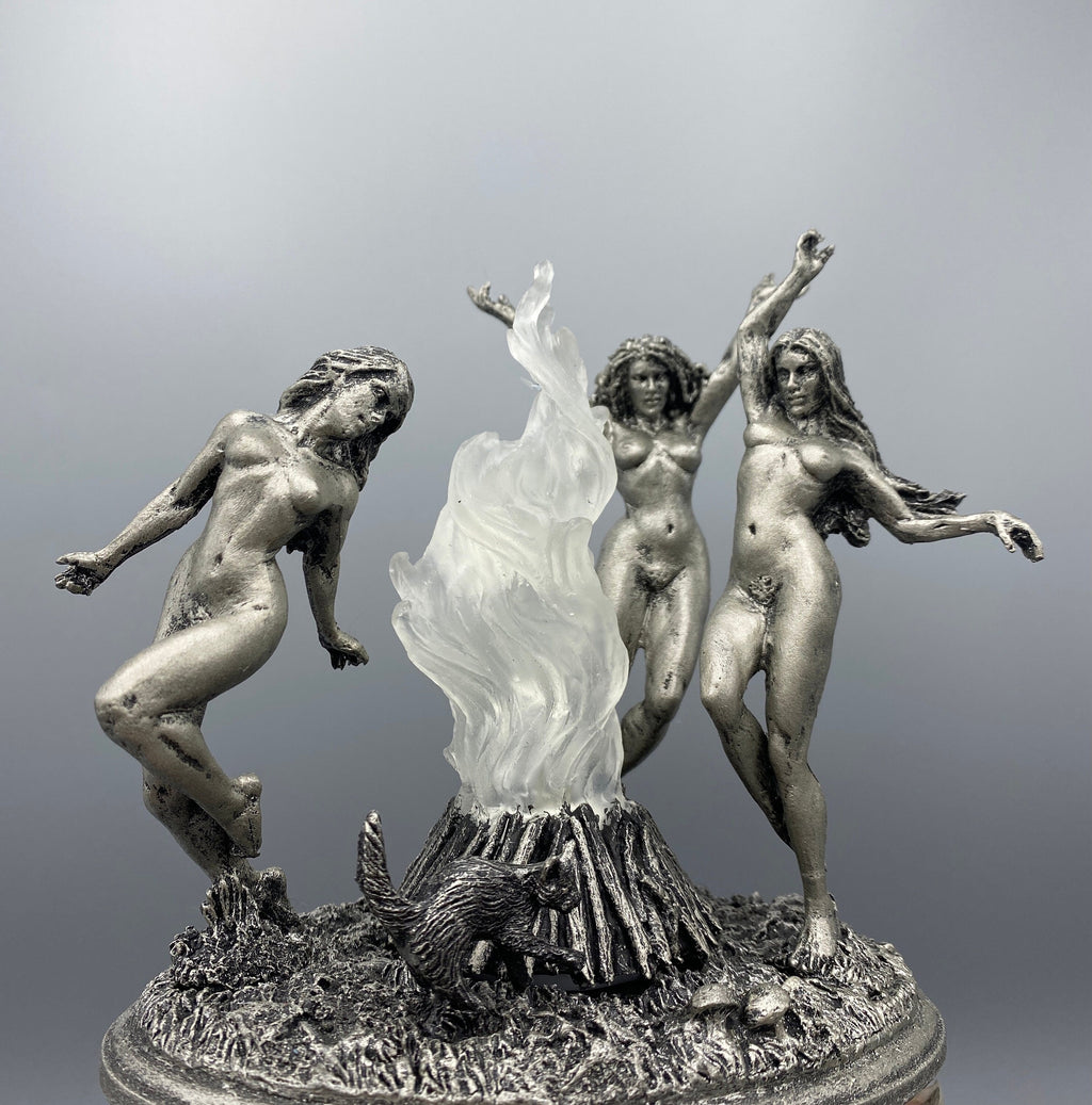 Witch's Sabbath Sculpture, with LED light feature