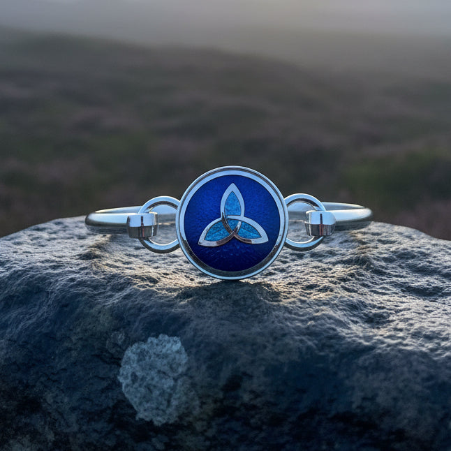 Enamel Celtic Trinity Knot Bracelet