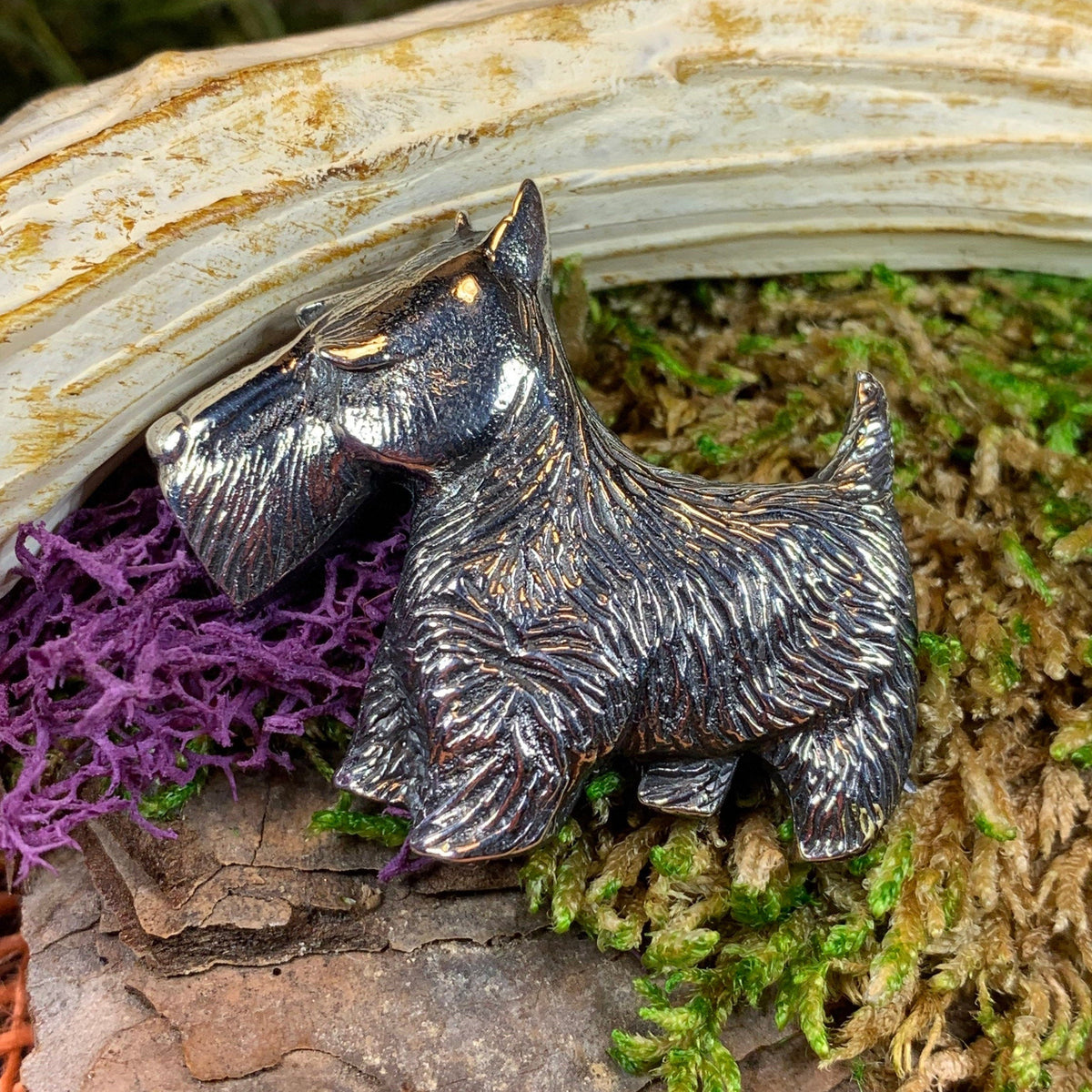 Canis Dog Scottish Brooch - Handmade in Scotland | Brooch | Wiccan Center