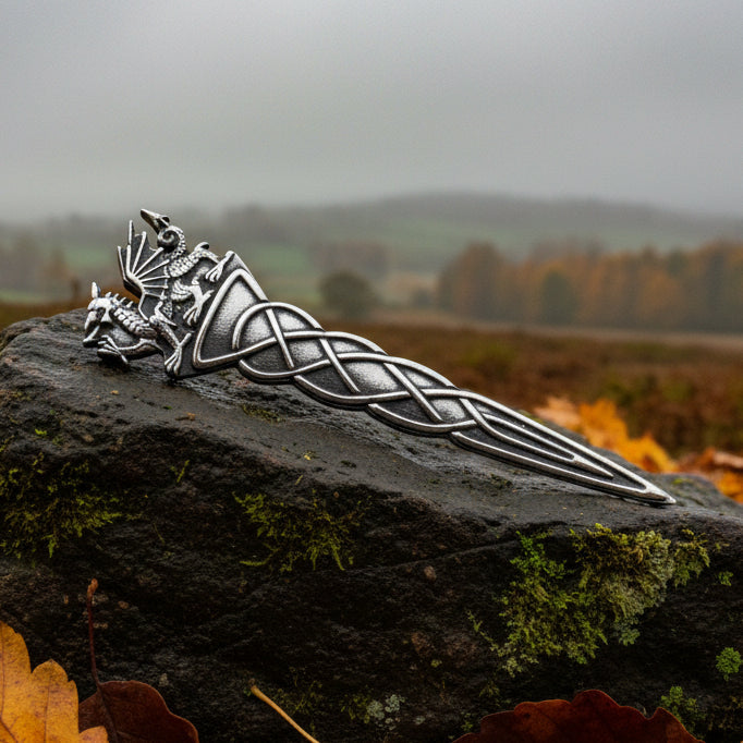 Cadwal Welsh Dragon Kilt Pin