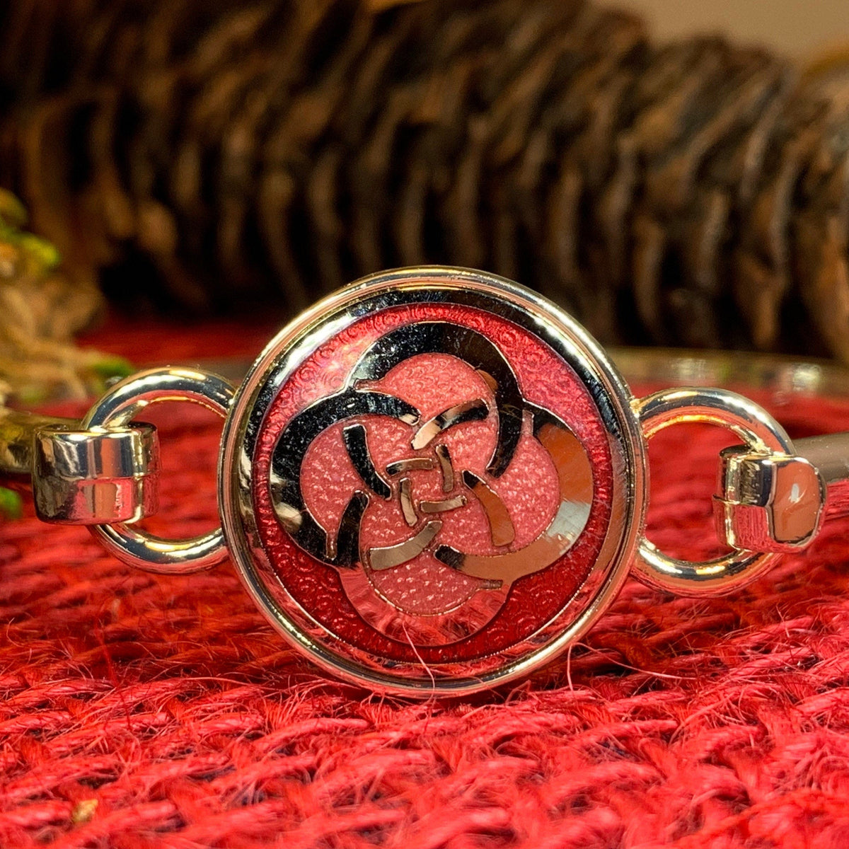 Enamel Celtic Dara Knot Bracelet | Bracelet | Wiccan Center