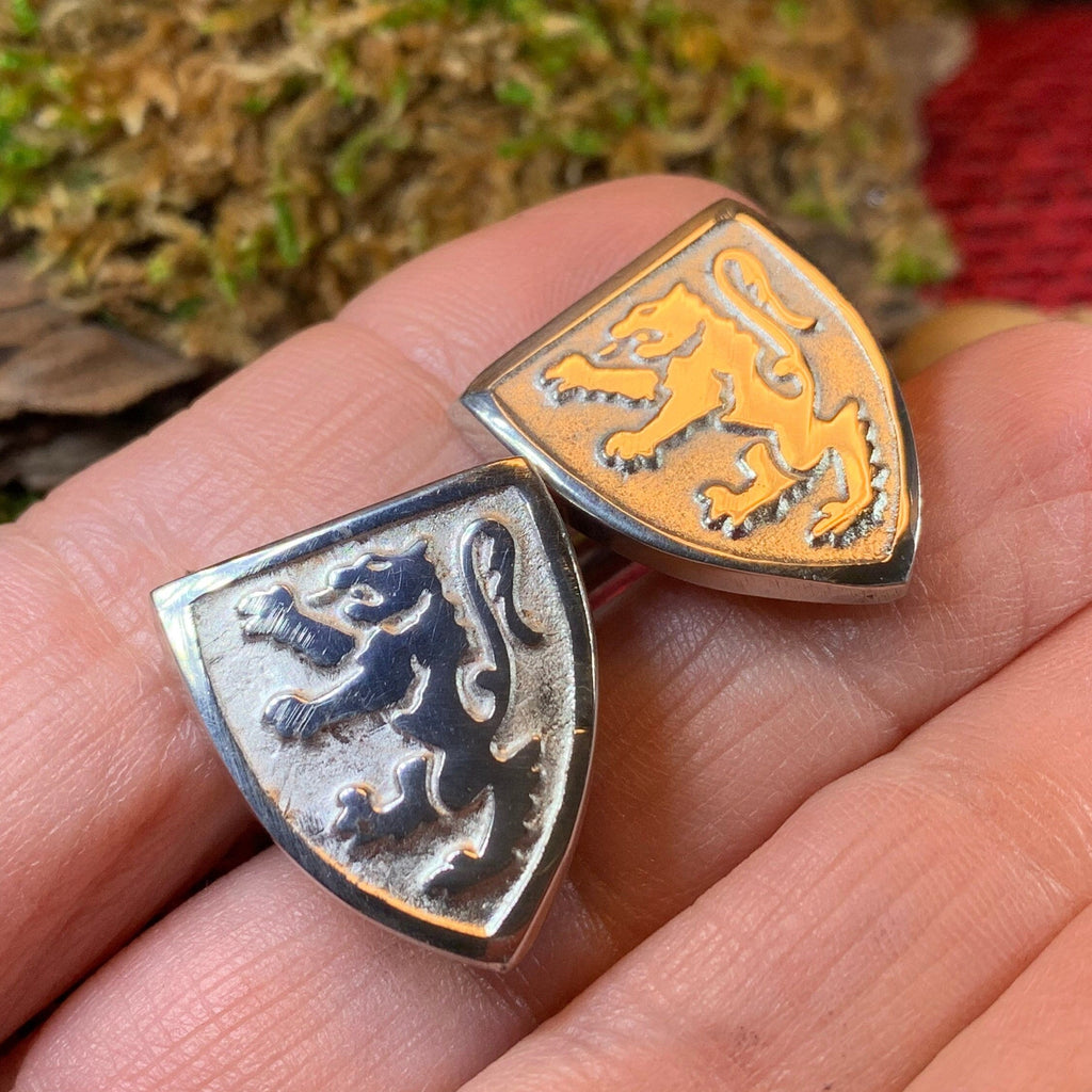 Scottish Lion Cufflinks - Handmade in Scotland