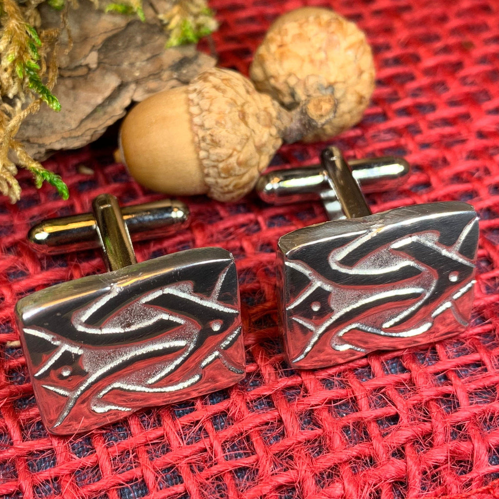 Sinclair Celtic Knot Cufflinks - Handmade in Scotland