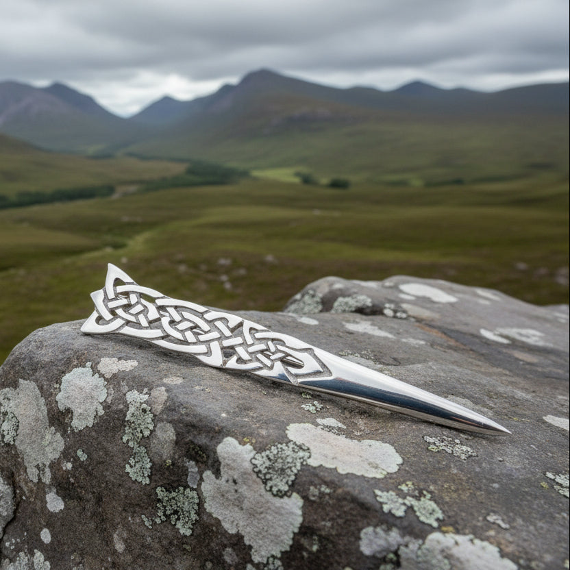 Rori Celtic Kilt Pin - Handmade in Scotland | Kilt Pin | Wiccan Center