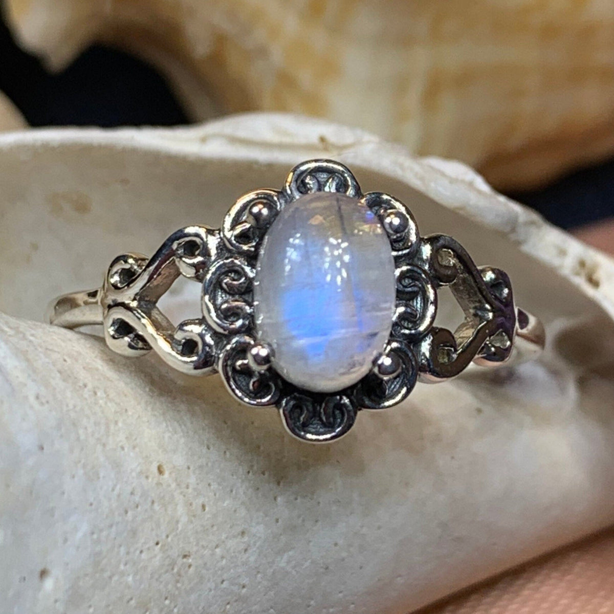 Dulciana Moonstone Ring | Ring | Wiccan Center