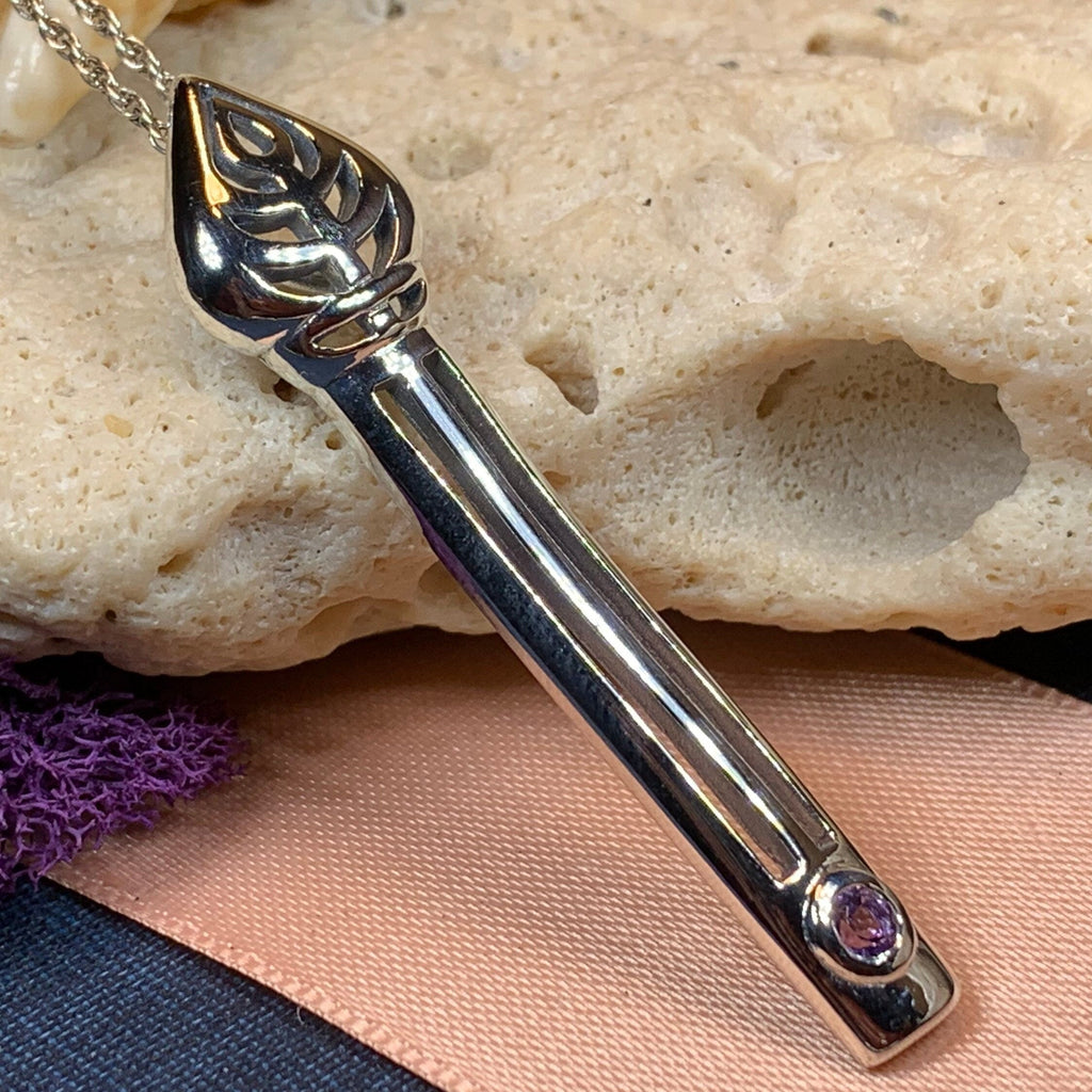 Emilie Scottish Mackintosh Necklace in Sterling Silver | Pendant | Wiccan Center