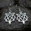 Lovely Scottish Luckenbooth Earrings in Pewter | Dangle Earrings | Wiccan Center