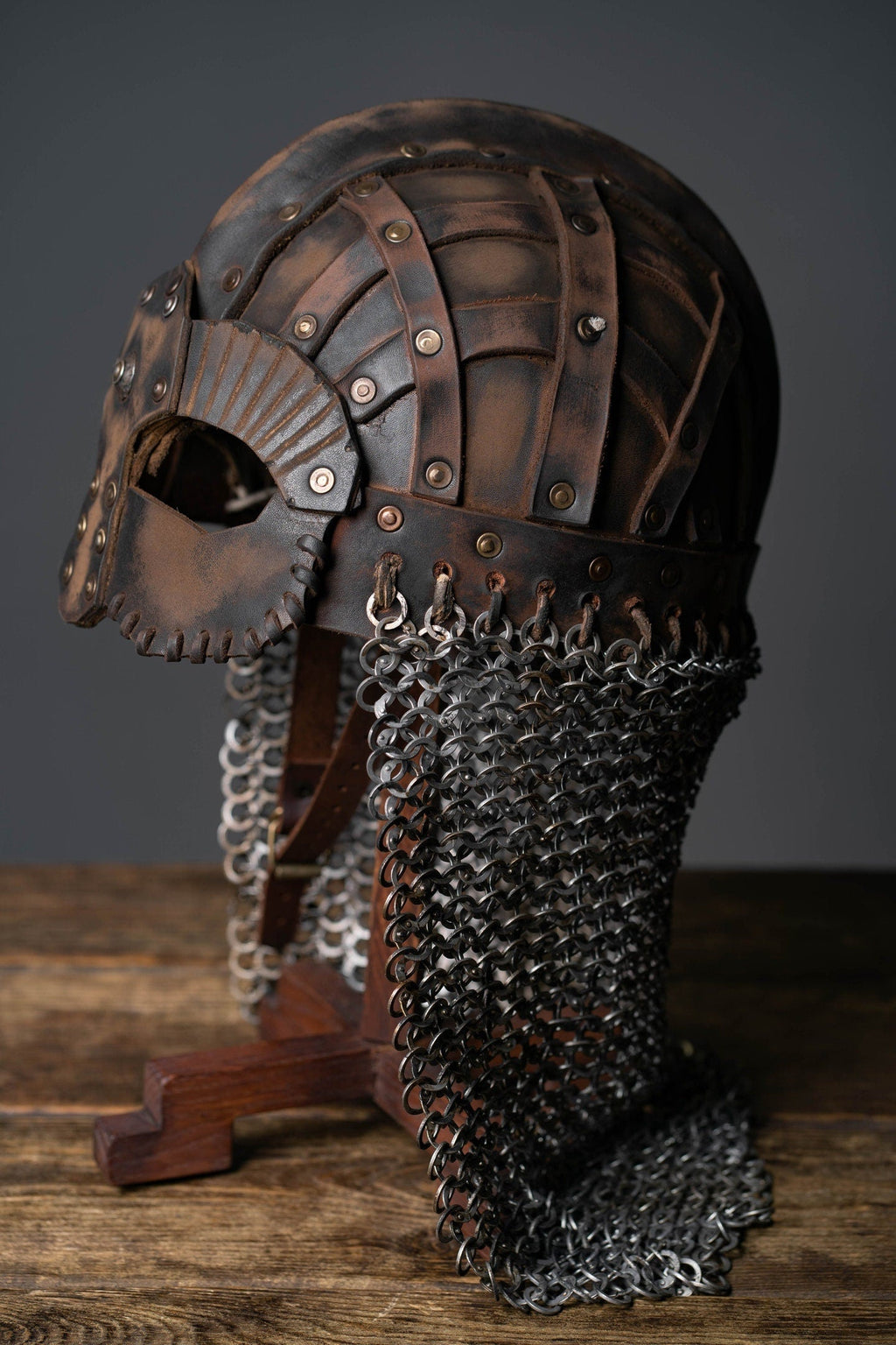 Viking vendel leather helmet | | Wiccan Center
