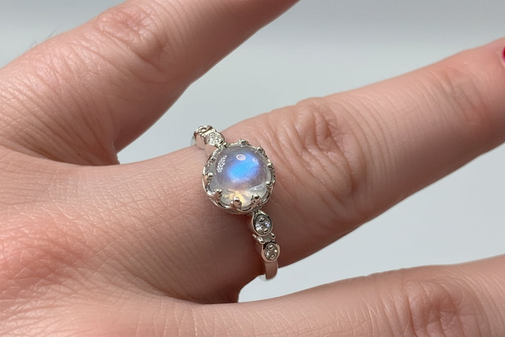 Elenore Moonstone Ring | ring | Wiccan Center