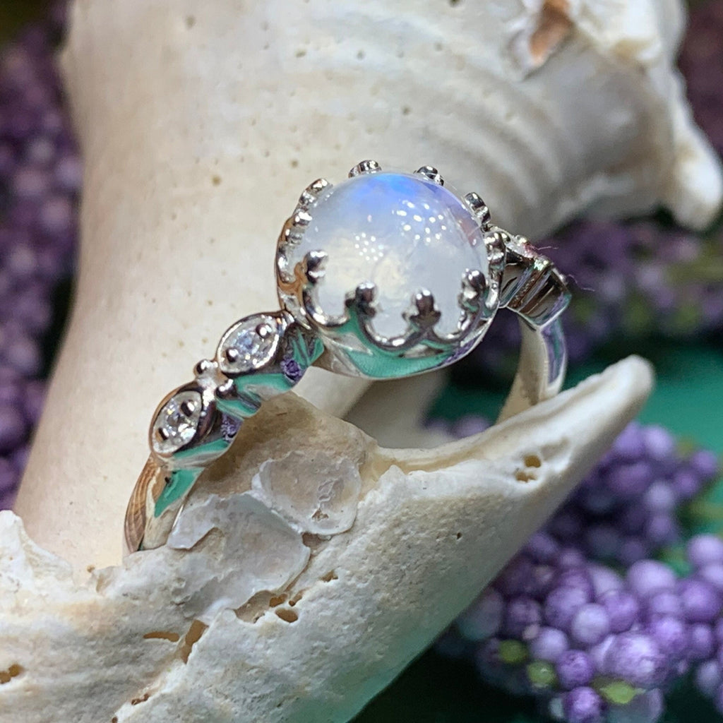 Elenore Moonstone Ring | ring | Wiccan Center