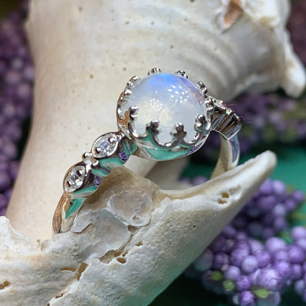 Elenore Moonstone Ring | ring | Wiccan Center