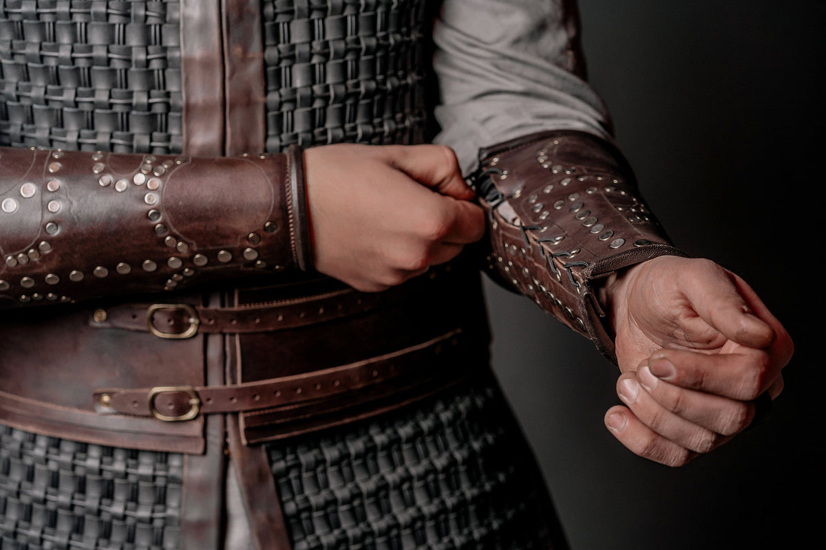 Uhtred leather bracers (Last Kingdom) | | Wiccan Center
