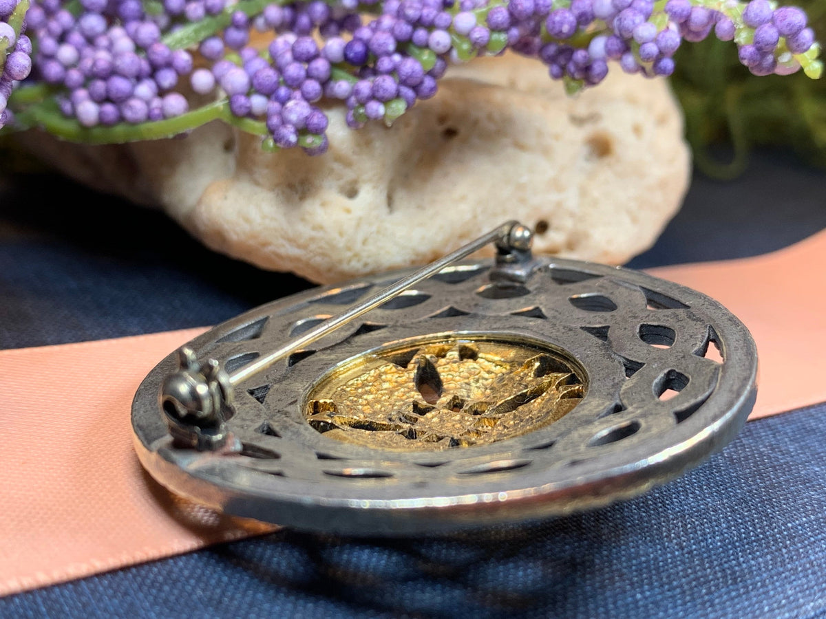 Robert Burns Scottish Thistle Brooch