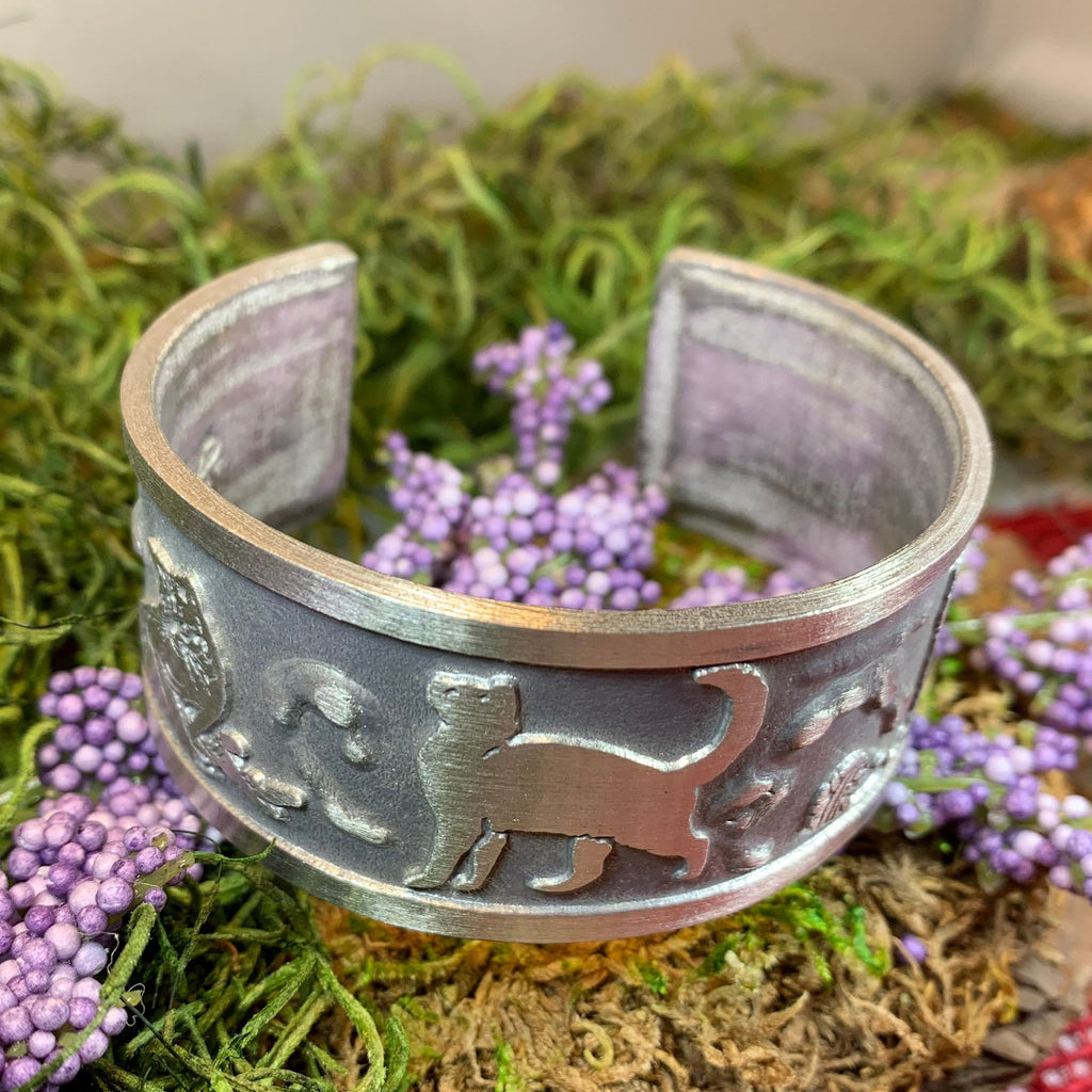 Playful Cats Cuff Bracelet | Cuff Bracelet | Wiccan Center