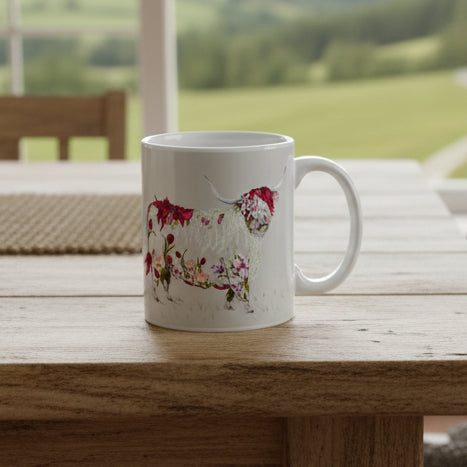Bonnie Scottish Highland Cow Mug