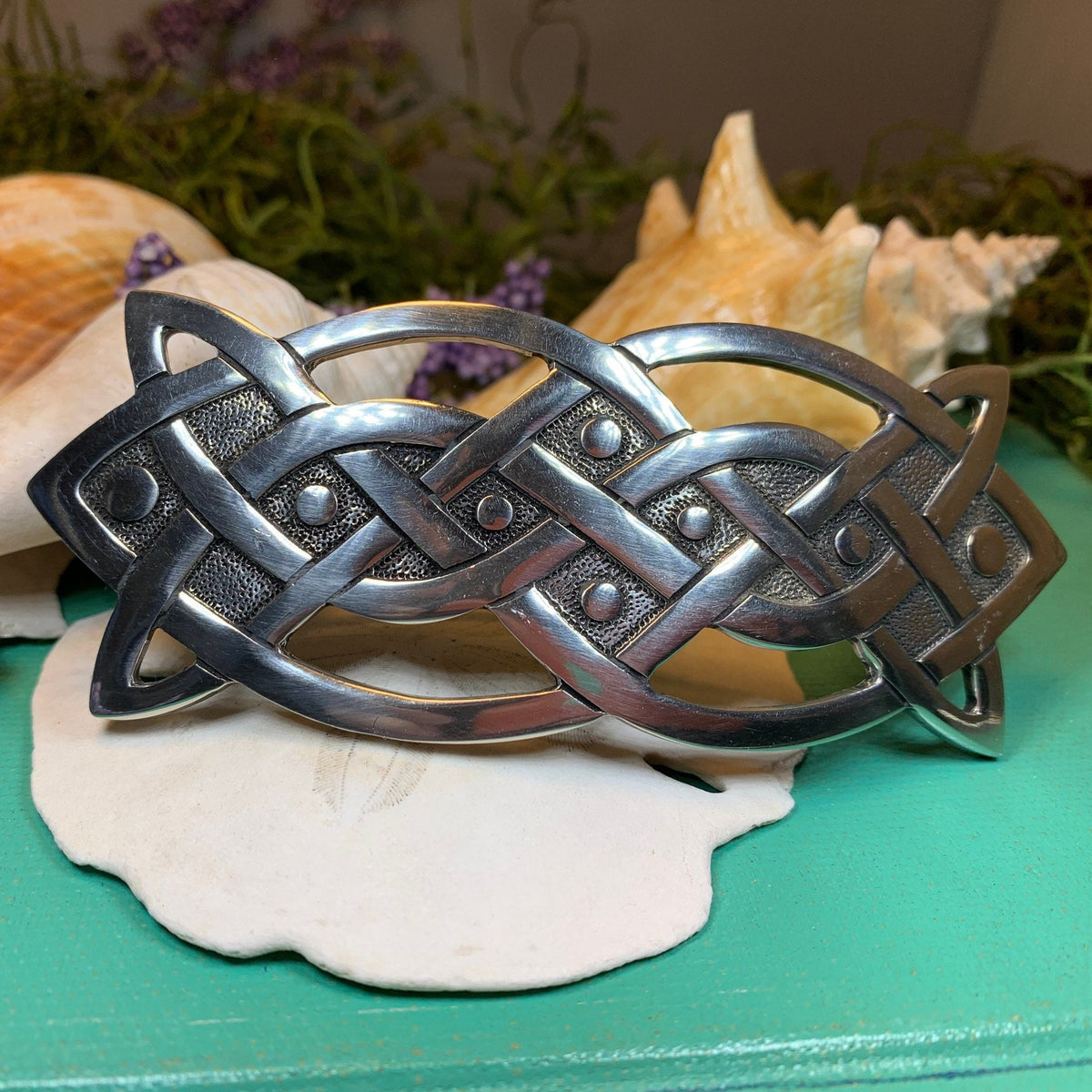 Celtic Virtue Knot Hair Clip for Women | Hair Clip | Wiccan Center
