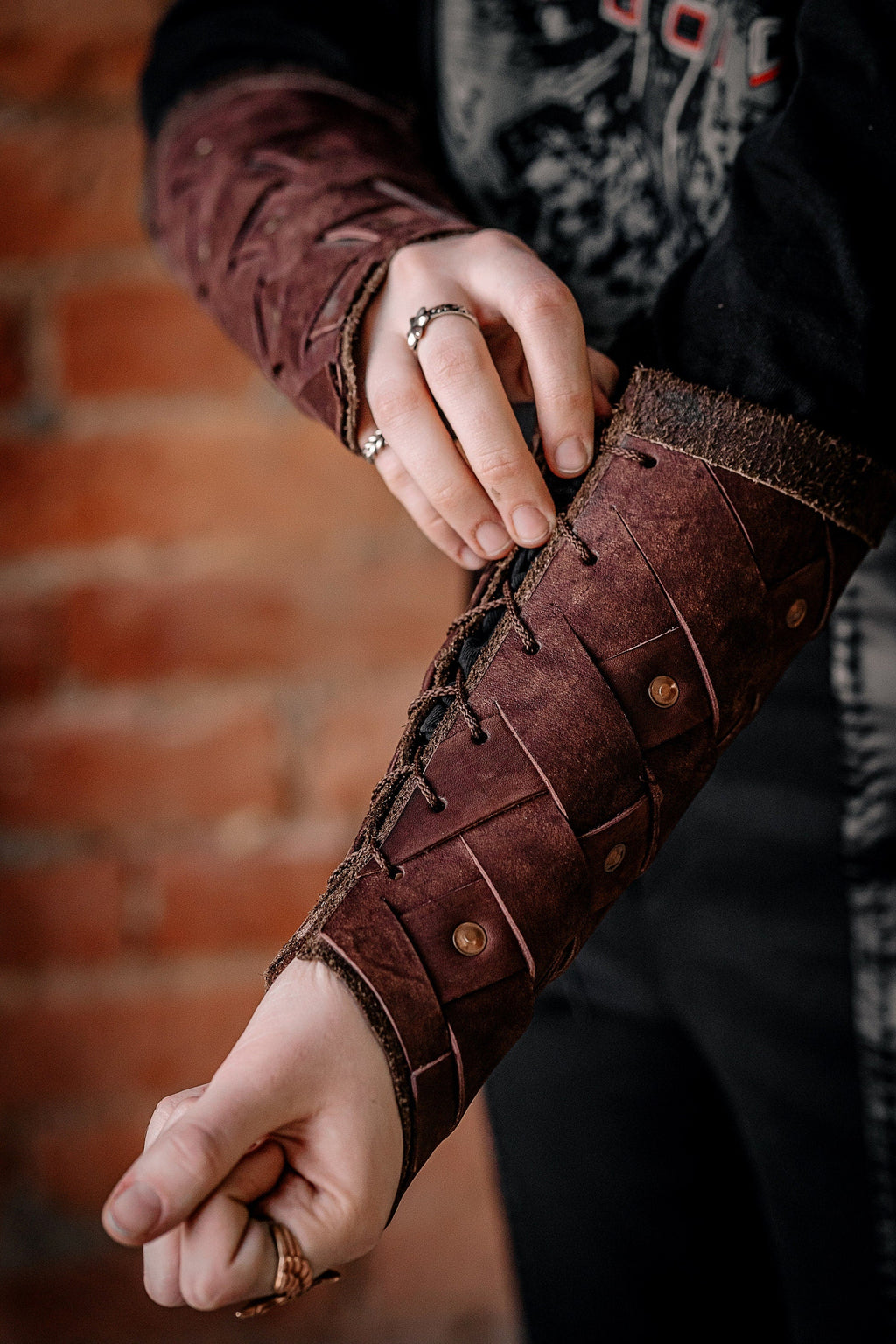 Medieval leather bracers for Larp | | Wiccan Center