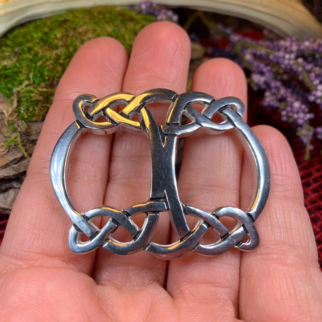 Pewter Celtic Knot Scarf Ring | Scarf Ring | Wiccan Center