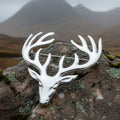 Large Pewter Stag Brooch - Handmade in Scotland | Brooch | Wiccan Center