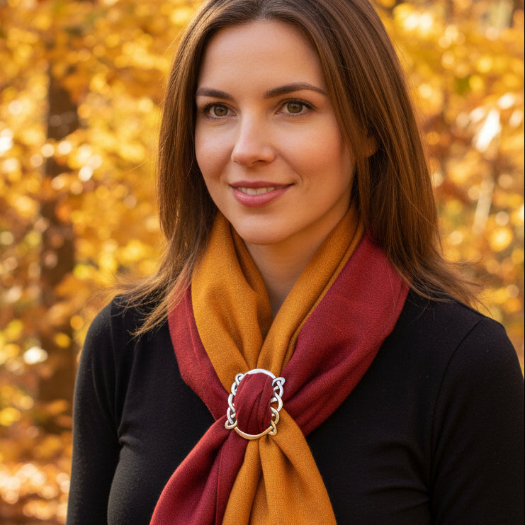 Pewter Celtic Knot Scarf Ring | Scarf Ring | Wiccan Center