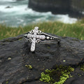 Faithfully Cross Ring | Ring | Wiccan Center