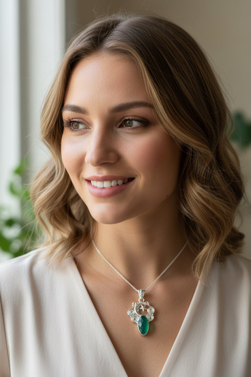 Romantic Moon Necklace | Pendant | Wiccan Center