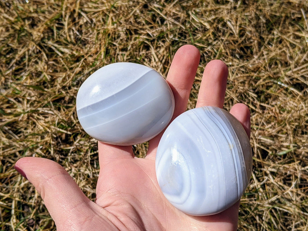Banded Agate Palm Stones | | Wiccan Center