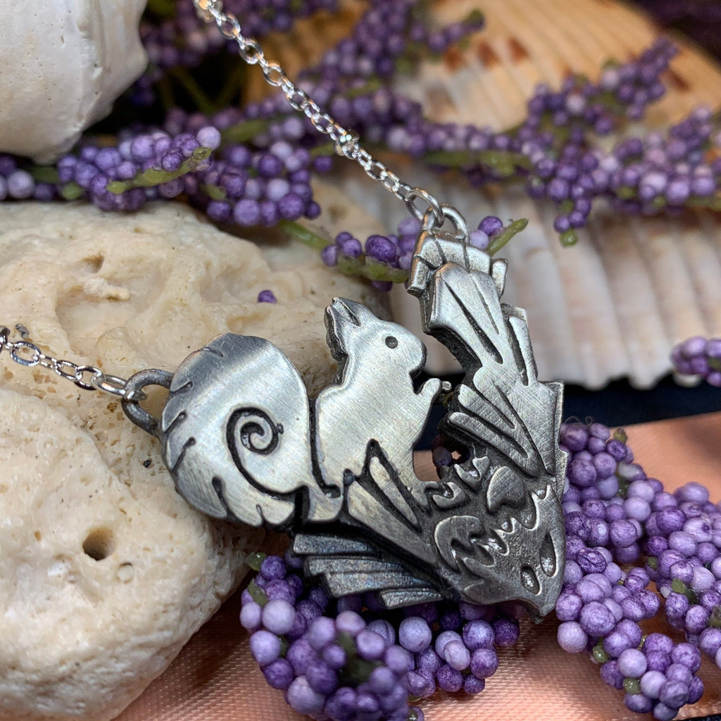 Forest Friend Squirrel Necklace - Handmade in Scotland | Necklet | Wiccan Center