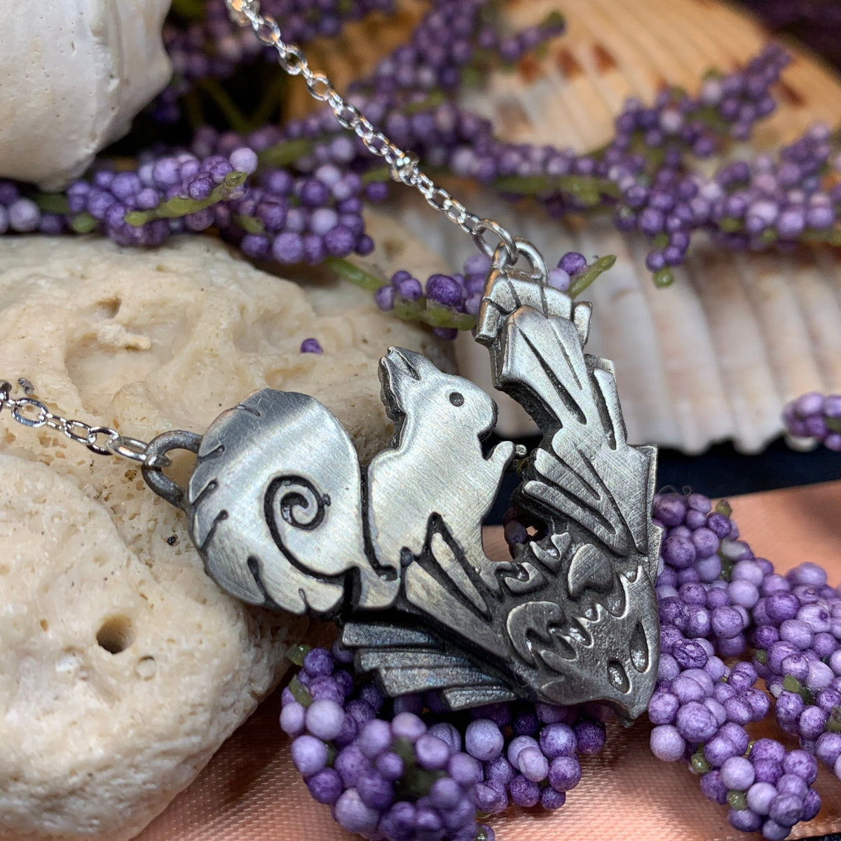 Forest Friend Squirrel Necklace - Handmade in Scotland | Necklet | Wiccan Center