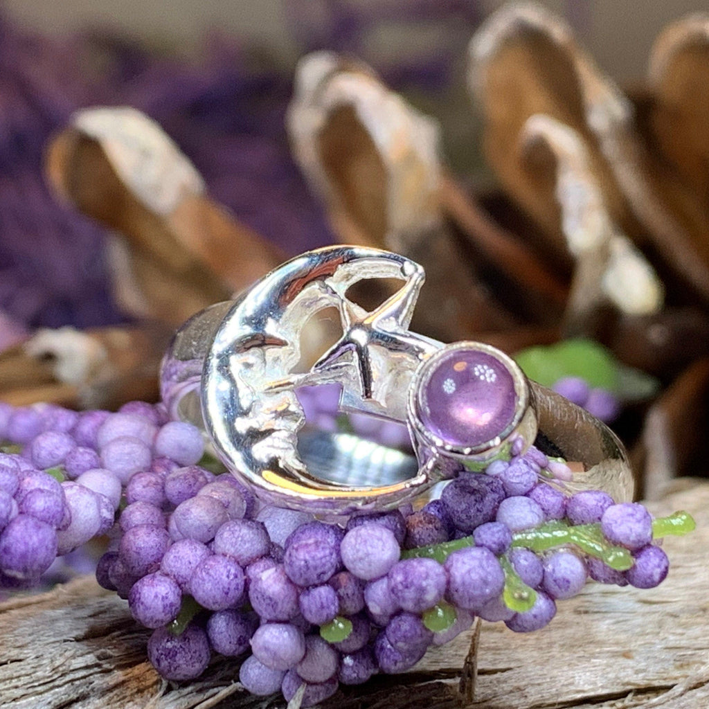 Sweet Dream Crescent Moon Ring | Ring | Wiccan Center