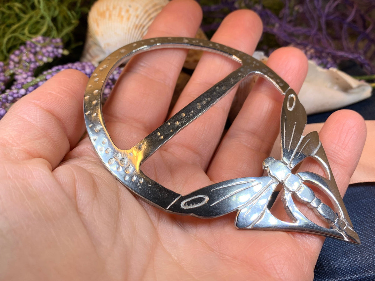 Pond Dancer Dragonfly Scarf Ring - Handmade in Scotland | Scarf Ring | Wiccan Center